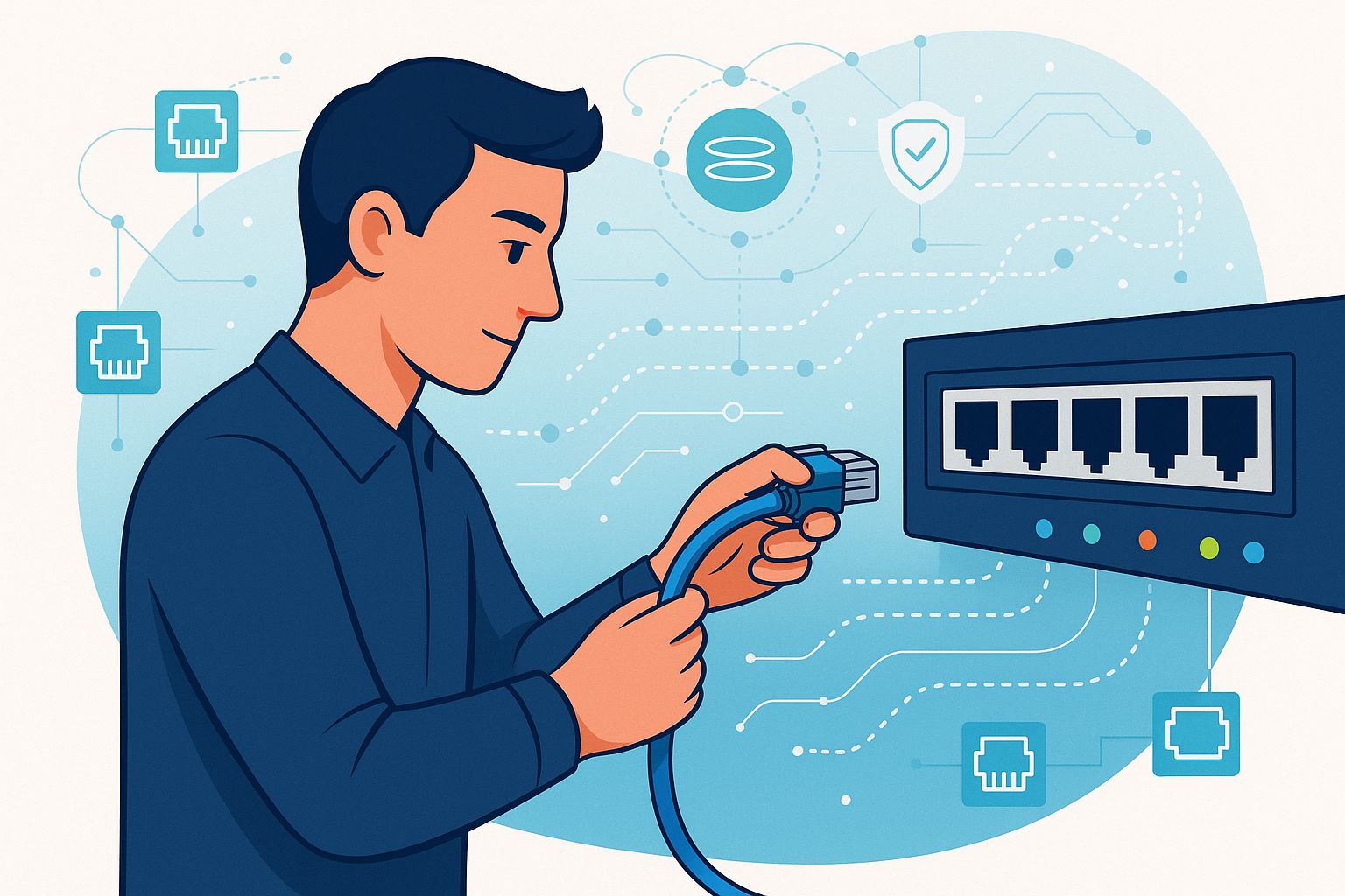 “Plugou o cabo? Descubra a engenharia invisível por trás da conexão”.